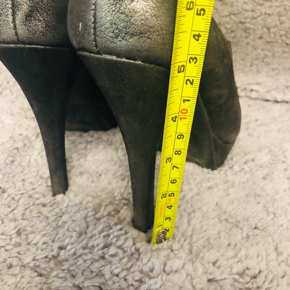 Black/Silver Platform heels - Picture 8 of 8